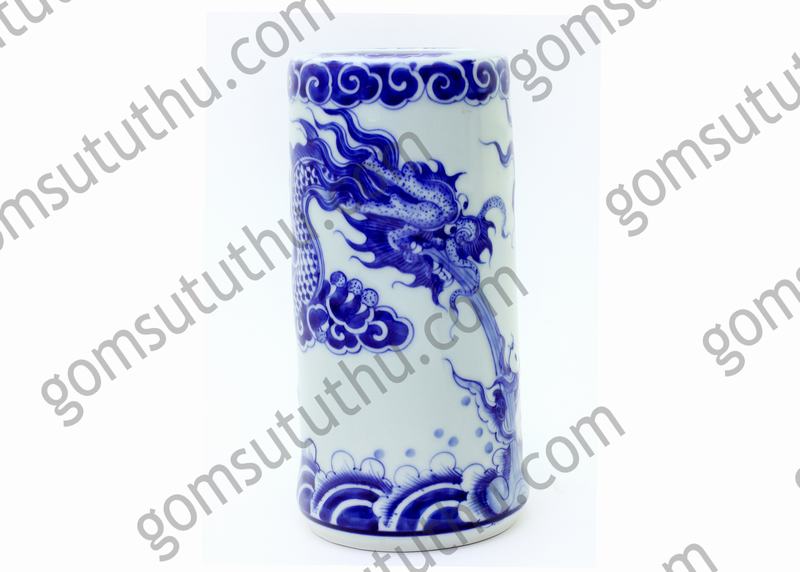 Ống hương nổi men xanh hoặc trắng