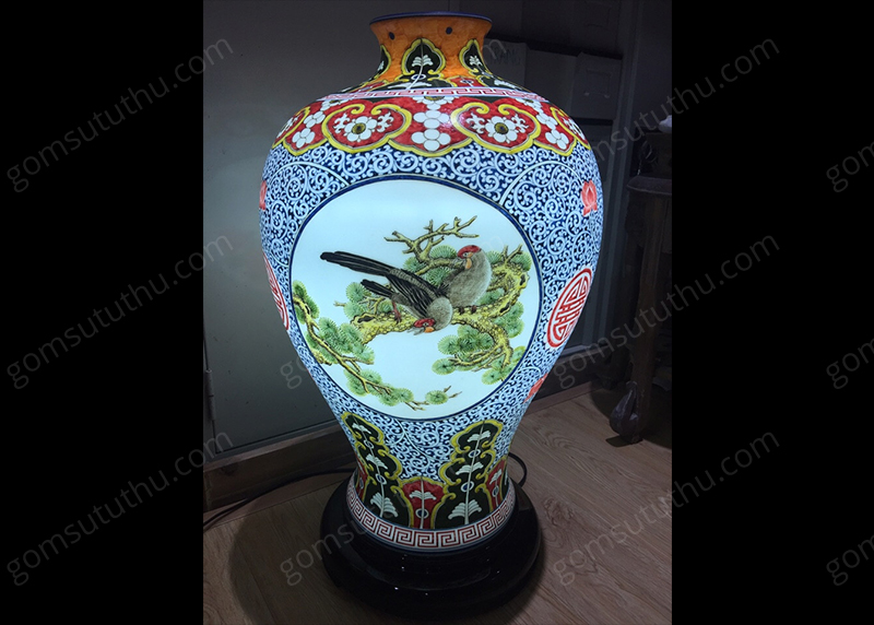 Đèn dế Hoa Văn Tứ Cảnh